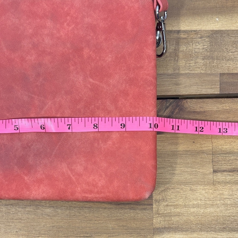 Free People Bold Coral Crossbody Bag - Picture 9 of 12